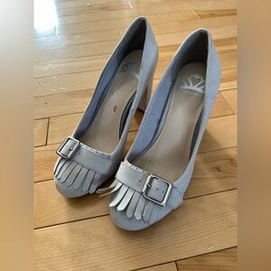 Fergalicious by Fergie Suede Shoes with Buckle Detail size 8